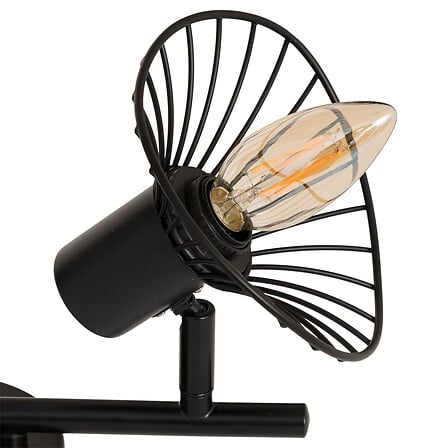 Lampă de atmosferă Adelia, 28x12.5x15.5 cm, Negru