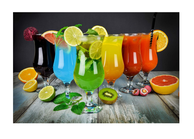 Set de pahare cocktail LAV Fiesta, 390 ml, 6 buc.