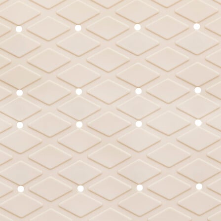 Постелка за баня 5five, PVC, 70 x 35 cm, Черна
