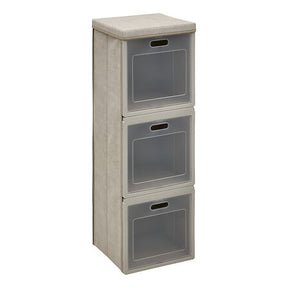 Етажерка с врата 5five Cube'n Door, Картон, 3 отделения, Бежова