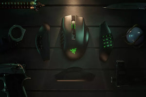 Mouse de gaming Razer Naga Pro, wireless, iluminat din spate, negru