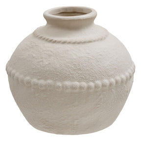 Ваза atmosphera Lewis, Керамика, Бяло/Пясъчно, 15 cm