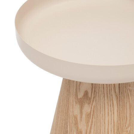 Masă laterală Atmosphera Hercyna, MDF, Ø40 cm