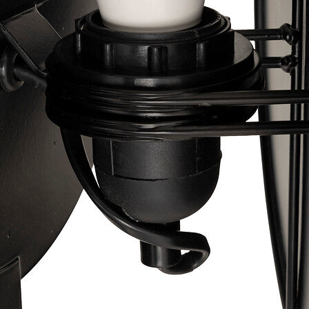 Lampă de perete Atmosphere Mysti, 30,5 cm, Negru