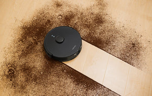 Aspirator robot cu stație AirRobo T20+, 60W, Mop, 3200mAh, filtre HEPA, Negru