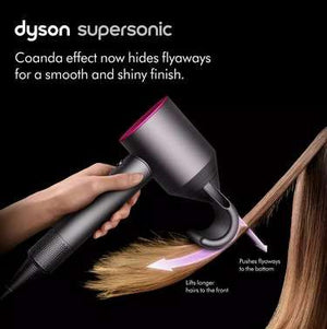 Uscător de păr Dyson Supersonic HD07 Iron/Fuchsia Edition, 1600W, Gri/Roz
