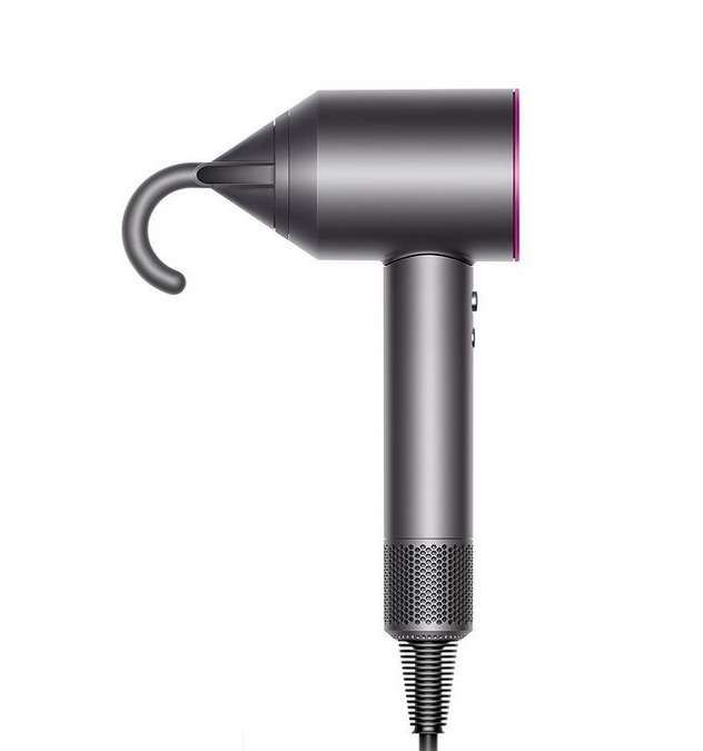 Uscător de păr Dyson Supersonic HD07 Iron/Fuchsia Edition, 1600W, Gri/Roz