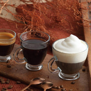 Set cești și farfurii cafea LAV Roma, 95 ml, 6 buc.