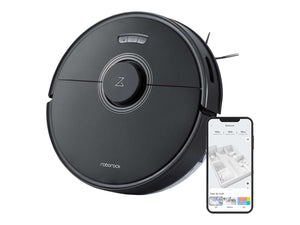Aspirator robot Roborock Q7Max, 58W, LiDAR, 4200 Pa, 4 carduri, 470 ml praf, 350 ml apă