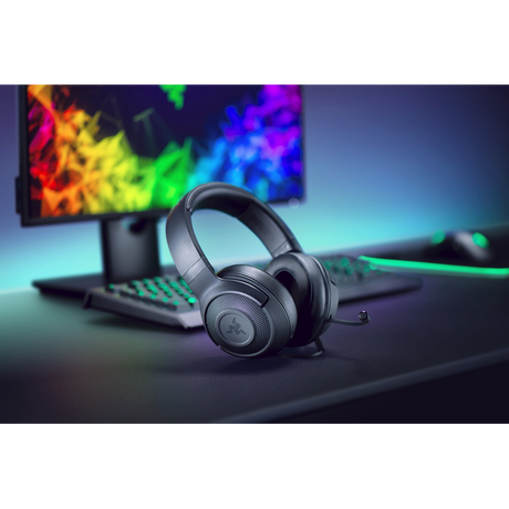 Căști de gaming Razer Kraken X Lite (USB), negre