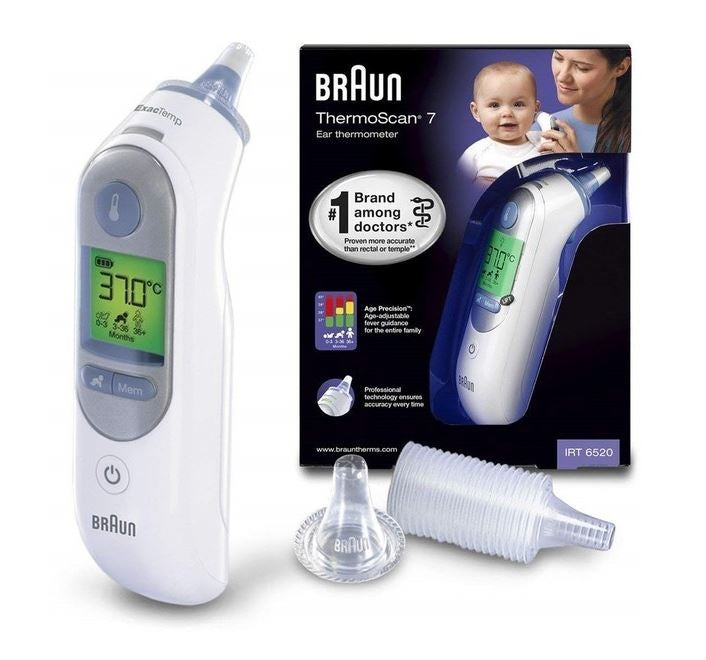 Termometru auricular de precizie Braun ThermoScan 7 IRT 6520 pentru vârstă