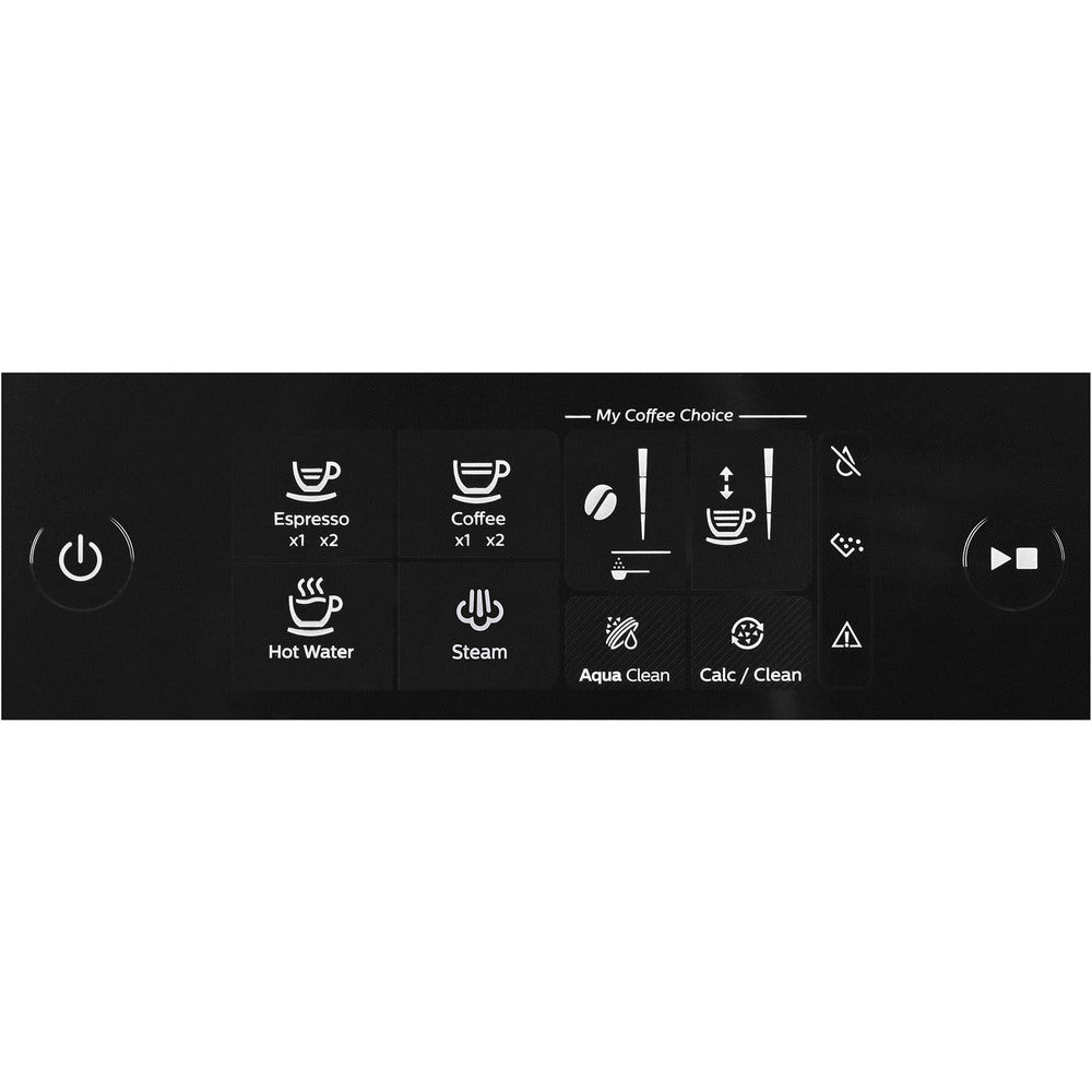 Espressor Philips EP2224/10, 2 băuturi, 15 bari, râșniță ceramică de 1500 W, ecran tactil, negru