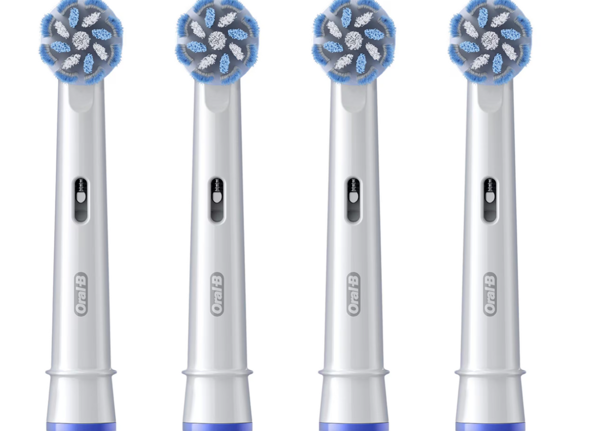 Periuță de dinți de schimb, Oral-B Pro Sensitive Clean, pentru dinți sensibili, 10 buc, albă