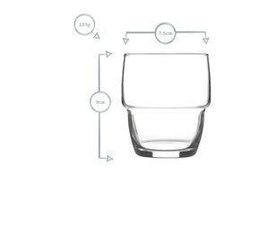 Set pahare whisky LAV Galata, 285 ml, 6 buc.