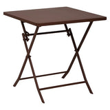 Square folding table Greensboro 2 seats ebony
