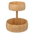 2-tier bamboo fruit basket
