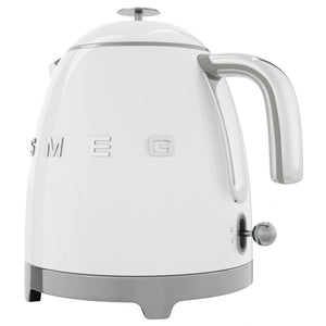 Mini fierbător electric SMEG KLF05WHEU, stil anii '50, 1400 W, 800 ml, alb