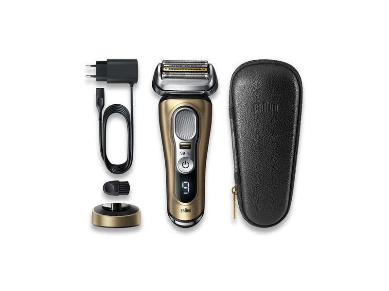 Aparat de ras Braun Series 9 Pro — 9419s, aparat de ras umed/up, auriu/negru