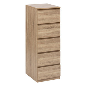 Скрин с 5 чекмеджета 5five Dolo, Бежов, 118 cm