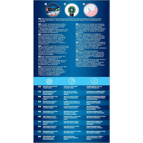 Periuță de dinți electrică, Oral-B Pro 3 300 Sensitive Clean, 759790, Negru