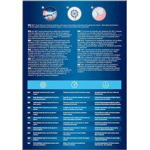 Set de 2 periuțe de dinți electrice Oral-B Pro 3 Cross Action, Negru, Alb