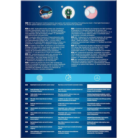 Set de 2 periuțe de dinți electrice Oral-B Pro 3-3900, roz și negru