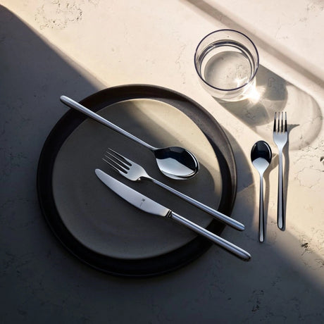 Set de tacâmuri WMF Flame Plus, inox, 30 piese, argintiu