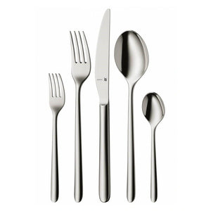 Set de tacâmuri WMF Flame Plus, inox, 30 piese, argintiu