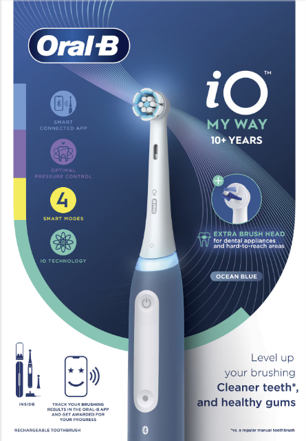 Periuță de dinți electrică Oral-B iO My Way Teens 818626, Gri