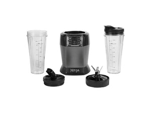 Blender Ninja BN495EU, 1000W, 700 ml, tehnologie Auto-iQ, tehnologie Ninja Blade, Gri/Negru