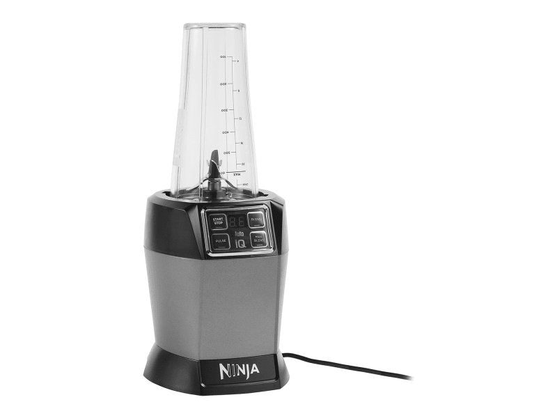 Blender Ninja BN495EU, 1000W, 700 ml, tehnologie Auto-iQ, tehnologie Ninja Blade, Gri/Negru