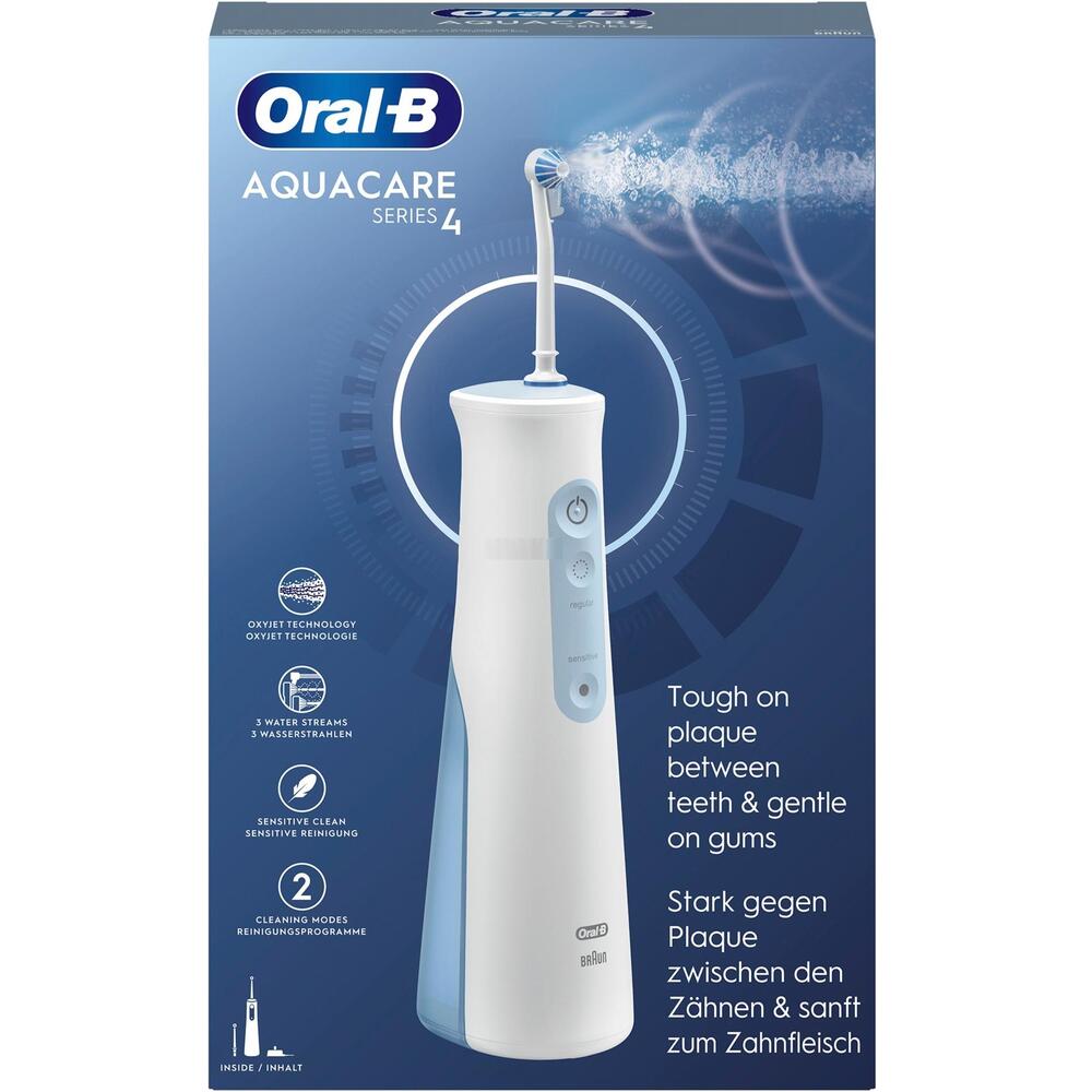 Irigator oral Oral-B, 2 capete incluse, alb