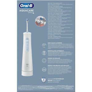 Irigator oral Oral-B, 2 capete incluse, alb