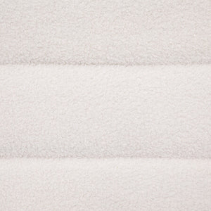 Bancă Atmosphera Sinan, Boucle, Alb, 100x40 cm