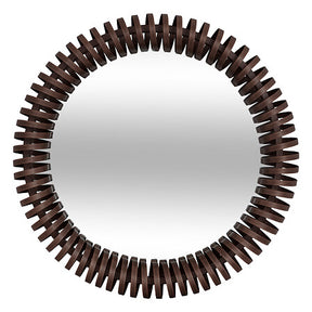 Кръгло огледало atmosphera Barrel, Метал, Ø61 cm