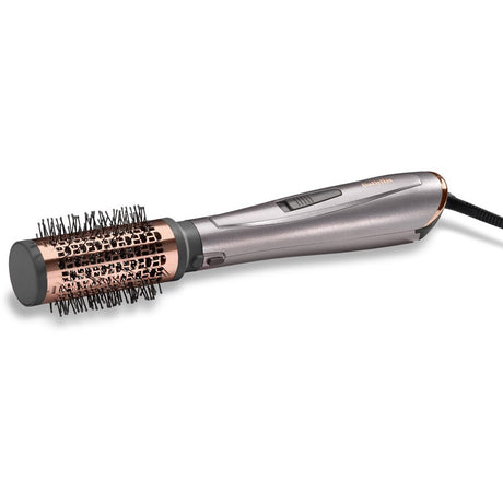 Perie electrică de păr Babyliss Air Style AS136E, 1000 W, acoperire ceramică, 2 setări de temperatură, 4 accesorii, gri