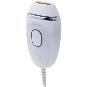 Fotoepilator Braun IPL Silk expert Mini PL1124 IPL, SensoAdapt, 300.000 de impulsuri, 3 niveluri de intensitate, Corp și față, aparat de ras Venus, geantă de călătorie, alb/gri