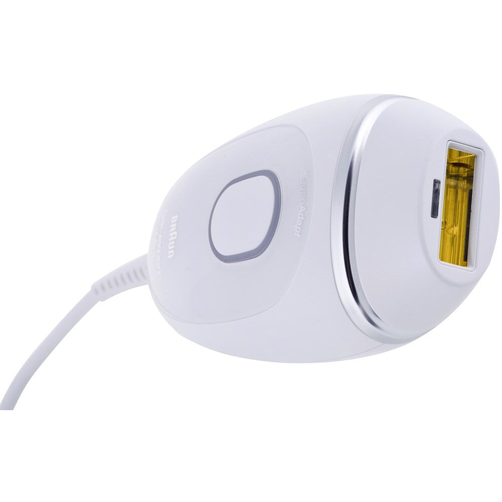 Fotoepilator Braun IPL Silk expert Mini PL1124 IPL, SensoAdapt, 300.000 de impulsuri, 3 niveluri de intensitate, Corp și față, aparat de ras Venus, geantă de călătorie, alb/gri