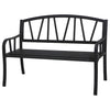 Bancă de grădină Hesperide Alvernia, metal, 3 locuri