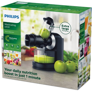 Storcător de fructe PHILIPS Viva Collection HR1889/70, 150W, tub XL, QuickClean, negru