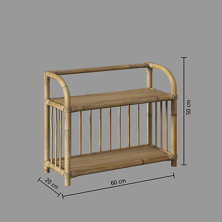 Bibliotecă pentru copii Atmosphere, Rattan, 50 cm