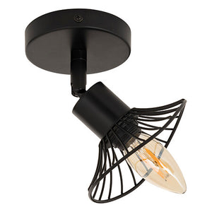 Lampă de atmosferă Adelia, 10 cm, Negru