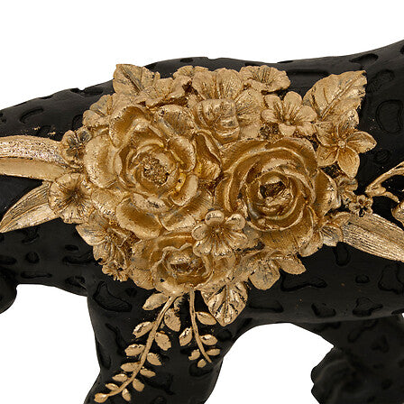 Figurină decorativă Atmosphera Belli, Rășină, Negru, 40 cm