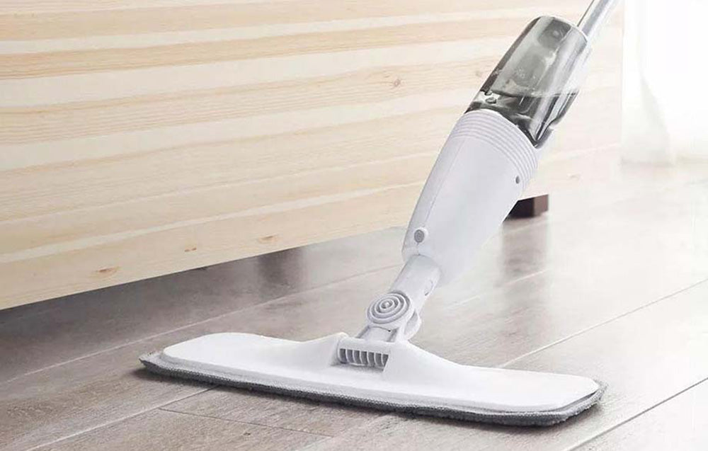 Mop Deerma TB500, 350 ml, 0,75 kg, Uscare rapidă, Perie rotativă la 360°, Alb