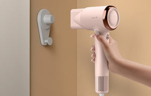 Uscător de păr Deerma DEM-CF50W, 1400W, Aer 70 m/s, Ioni negativi, 11 moduri, Roz