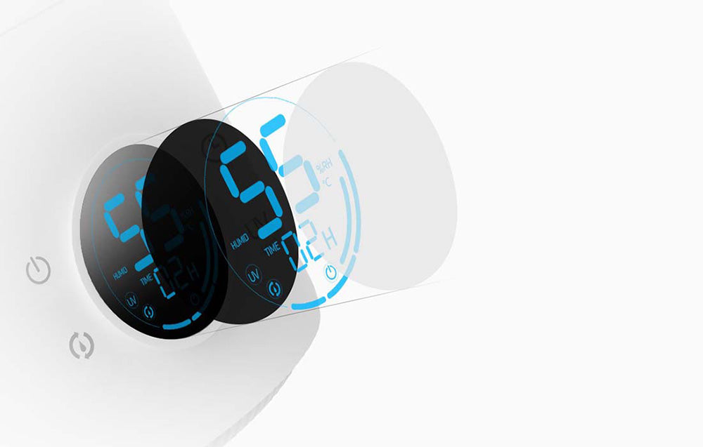 Umidificator de aer cu ultrasunete Deerma F628S, 25W, 5L, filtru UV, aromaterapie, alb