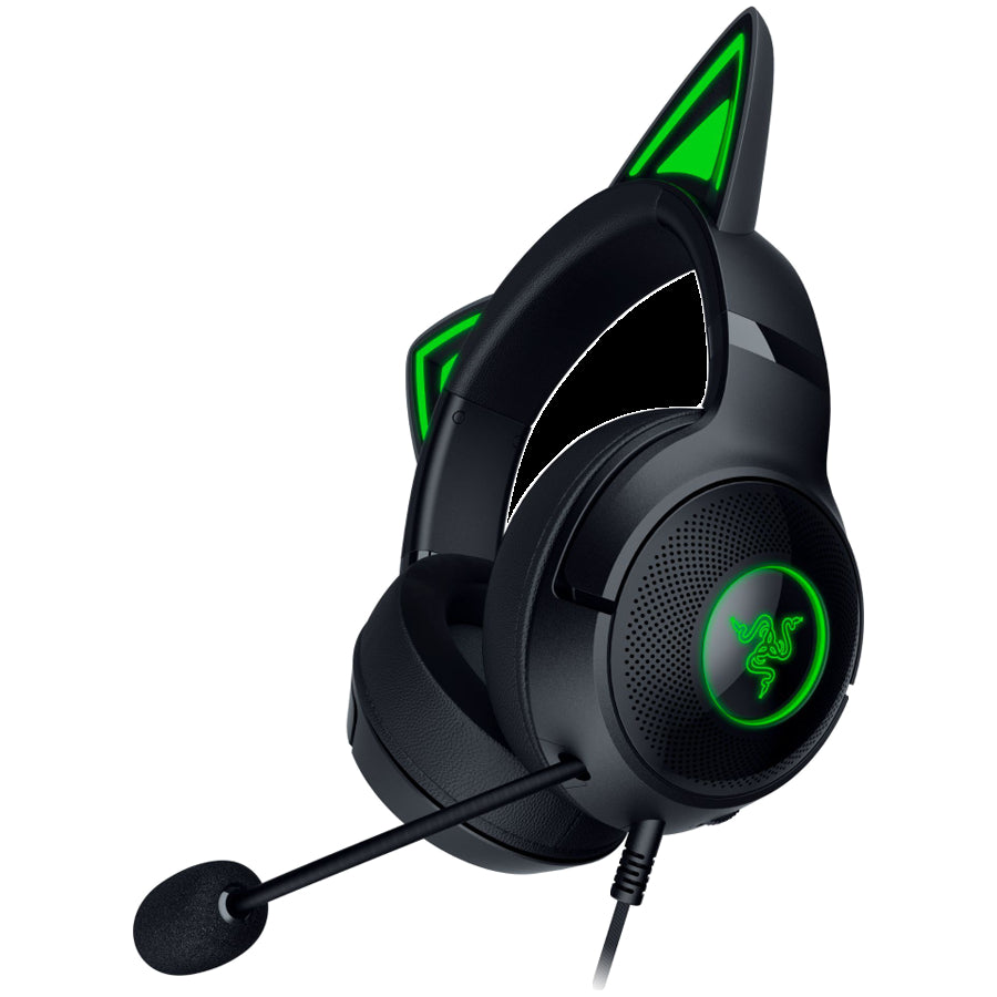 Căști de gaming Razer Kraken Kitty V2 (USB Tip A), Negre