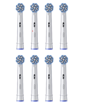 Periuță de dinți de schimb, Oral-B Pro Sensitive Clean, pentru dinți sensibili, 10 buc, albă