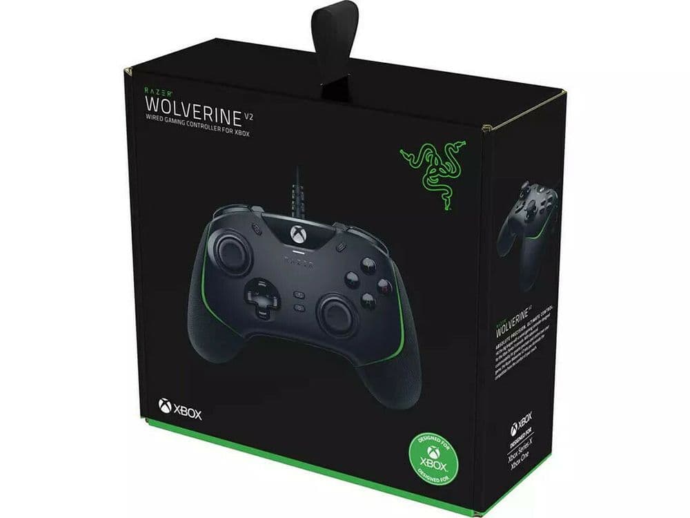 Controler Razer Wolverine V2 pentru Xbox Series X, Negru