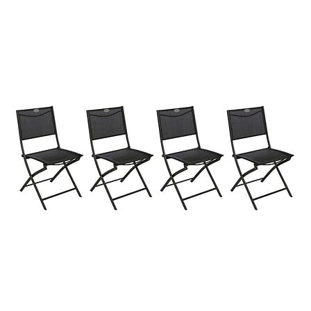Modula anthracite graphite folding chair